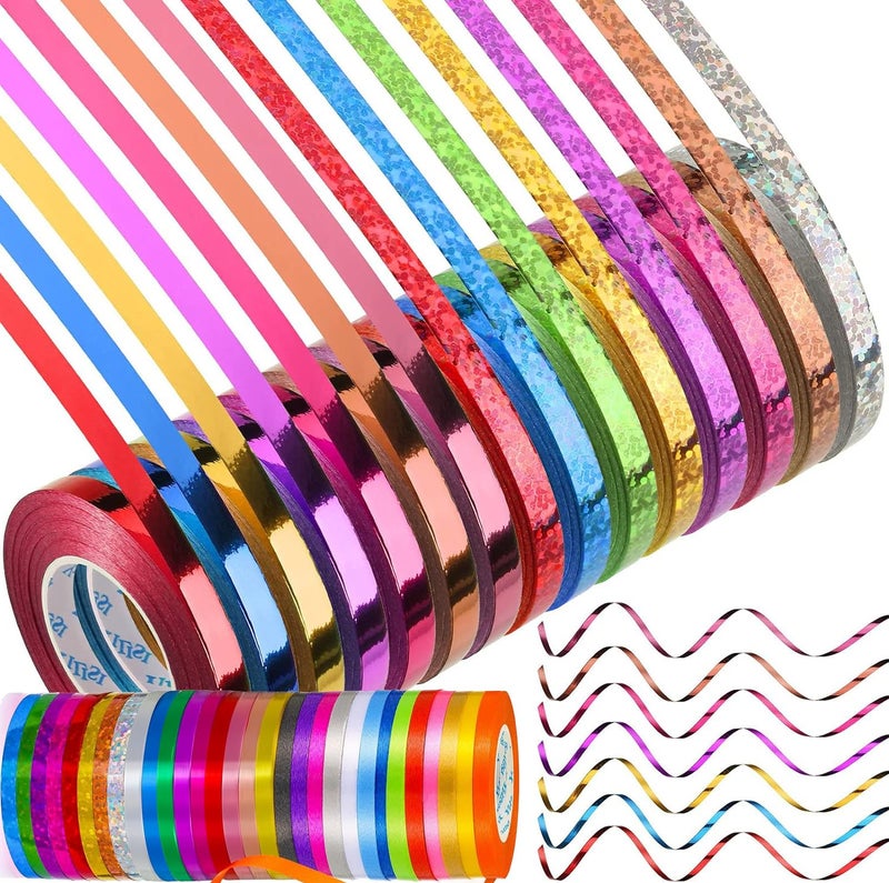 DIY Crafts Diy Crafts 16016 Line Grosgrain Satin Ribbon Diy Handmade Arts Decorative Crafts Hair Bow Sewing Accessories Ribbon, Pack of 90 Mtr 10x9 (Multicolor)  - Image 1