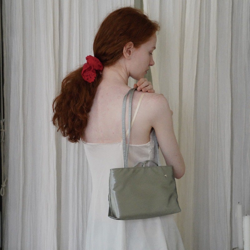 Satin Bow Shoulder Bag - Image 3