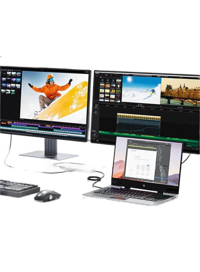 Acasis Type-C Docking Station Usb-C To Hdmi Thunderbolt 4 Expansion Dock 10G Adapter 4K60Hz Multi-Screen Full-Featured C Video Port Desktop Expansion Hb-0101 - Image 3