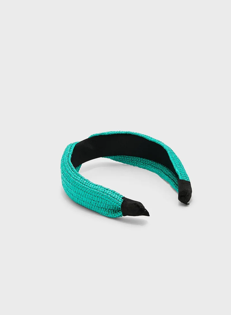 ELLA Straw Twist Hairband