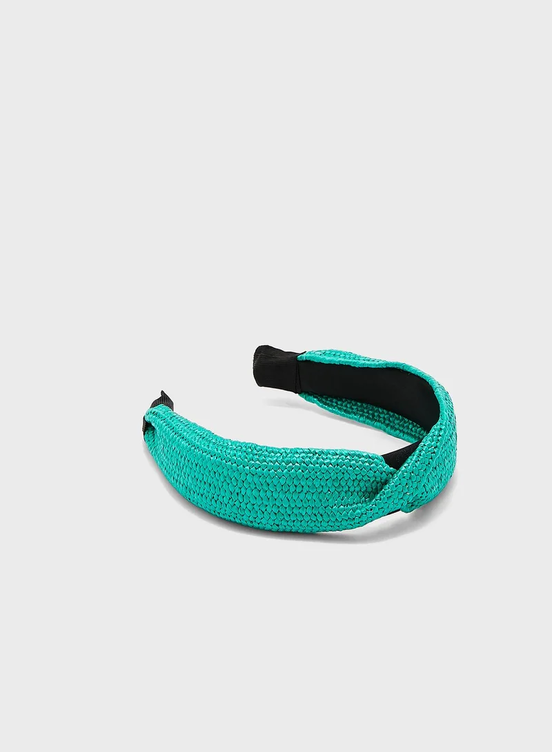 ELLA Straw Twist Hairband