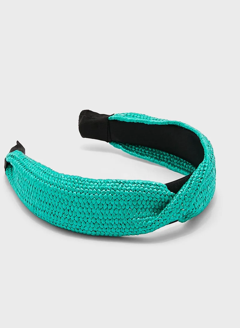 ELLA Straw Twist Hairband