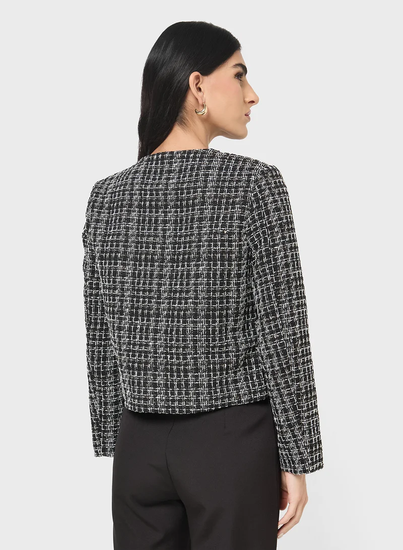 ايلا Tweed Button Down Jacket