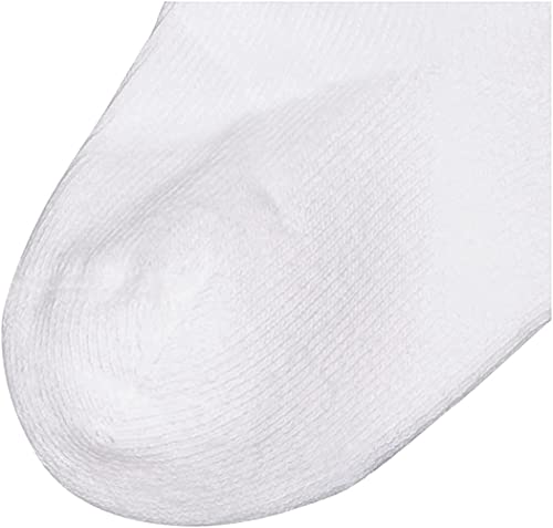 Jefferies Socks Baby Girls Unisex Newborn Seamless Sport Half Cushion Low Cut 6 Pack, White, 12-24 Months US - Image 3