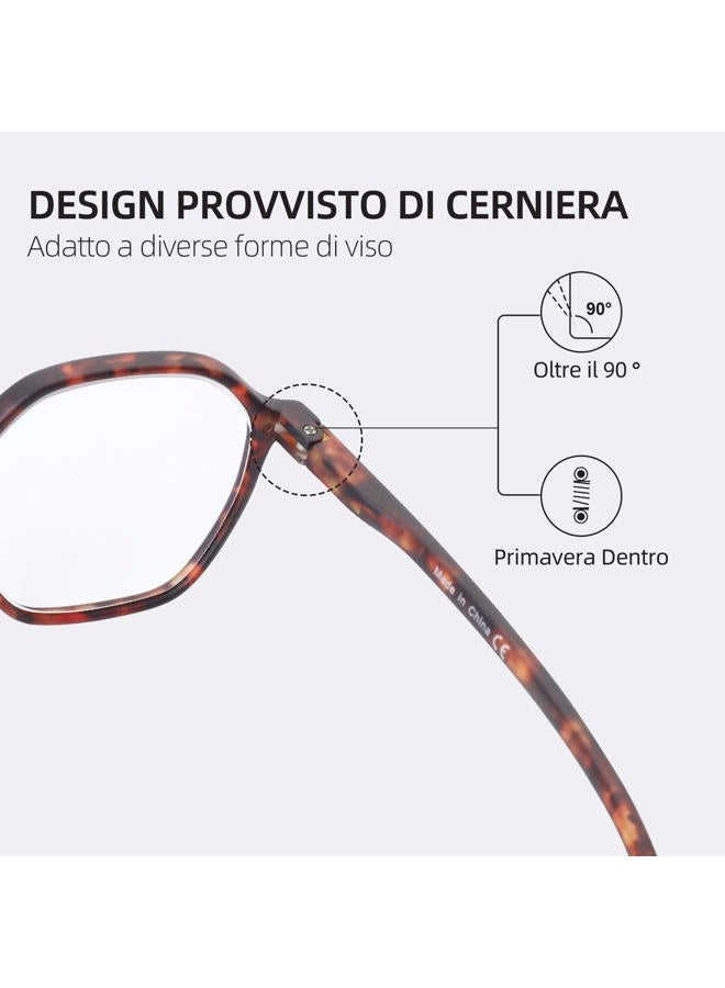 ZENOTTIC Blue Light Blocking Reading Glasses Eyeglasses Frame Anti Blue Ray Glasses Computer Glasses Women/Men - Image 4