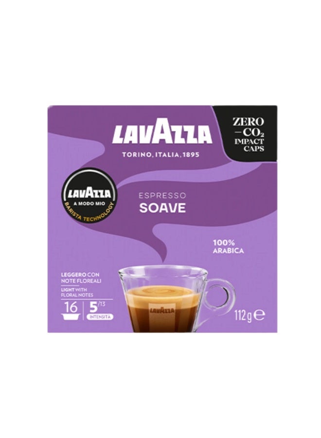 Lavazza A Modo Mio Soave Coffee Capsules - 16 Capsules