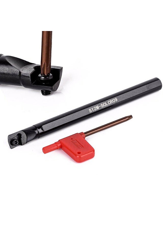 Generic - 4PCS Lathe Turning Tool Holder + CCMT09T304 Carbide Inserts + T15 Wrench - Image 1