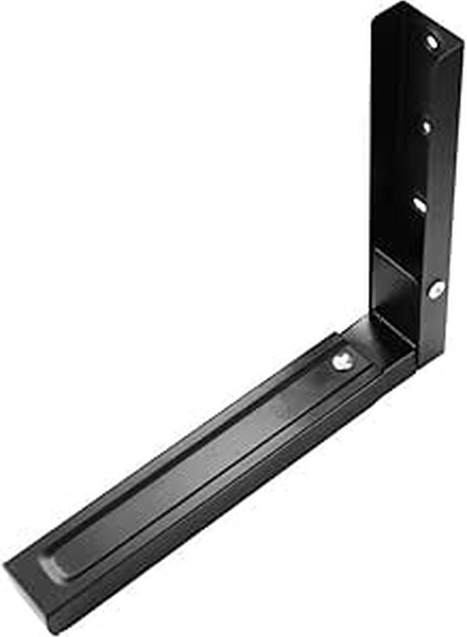 Foldable Steel Microwave Wall Mount Bracket Space Saving Kitchen Storage Support Frame Easy Installation - Image 1