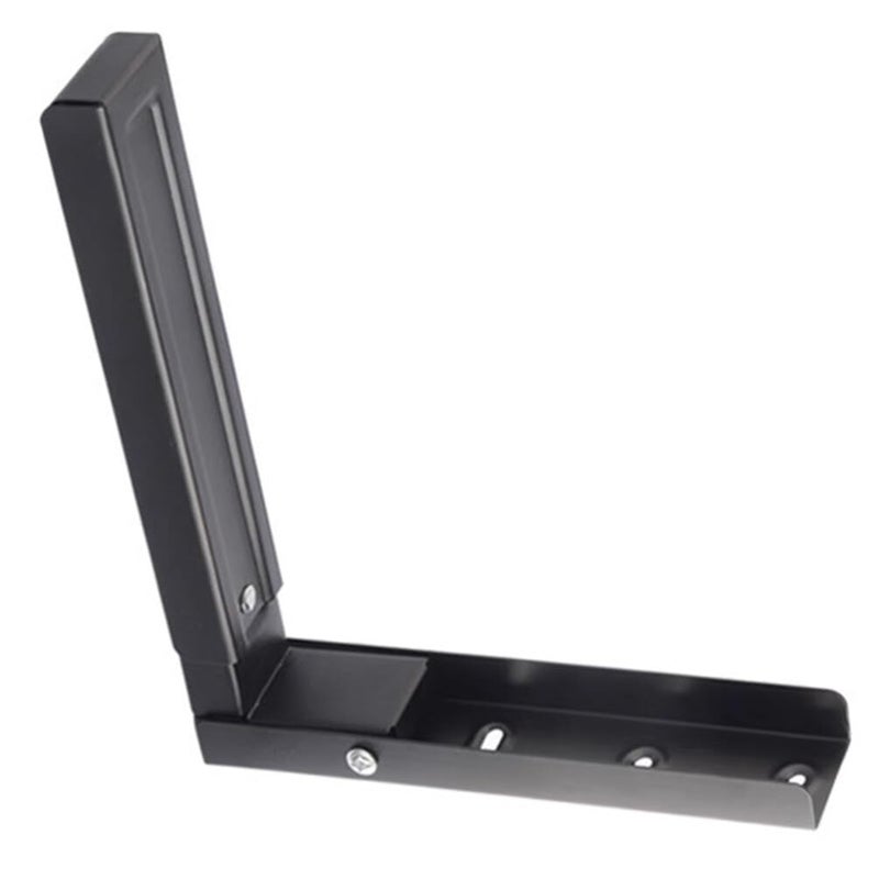 Foldable Steel Microwave Wall Mount Bracket Space Saving Kitchen Storage Support Frame Easy Installation - Image 3