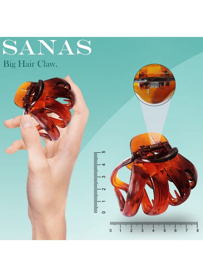 Sanas Hair Clips For Women 4Pc Hair Accessories For Women Hair Clutches For Women Claw Clips For Women Korean Hair Clips For Women Butterfly Clips(Large) - Image 3