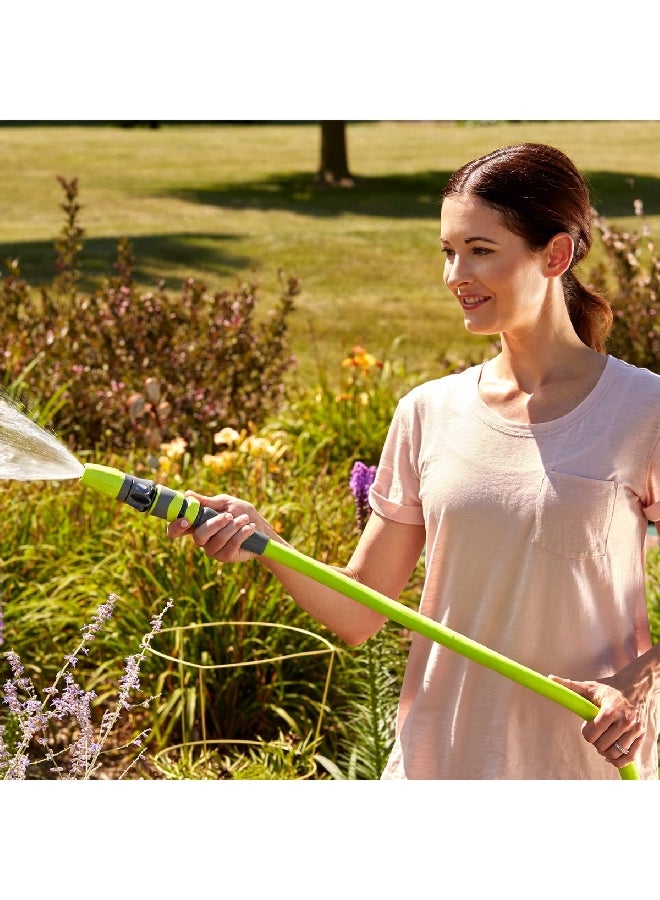 Flexzilla Flexible Premium Hybrid Polymer Leak Free Garden Hose Green and Grey 50 ft x 5/8 Inch HFZG550YW - Image 5