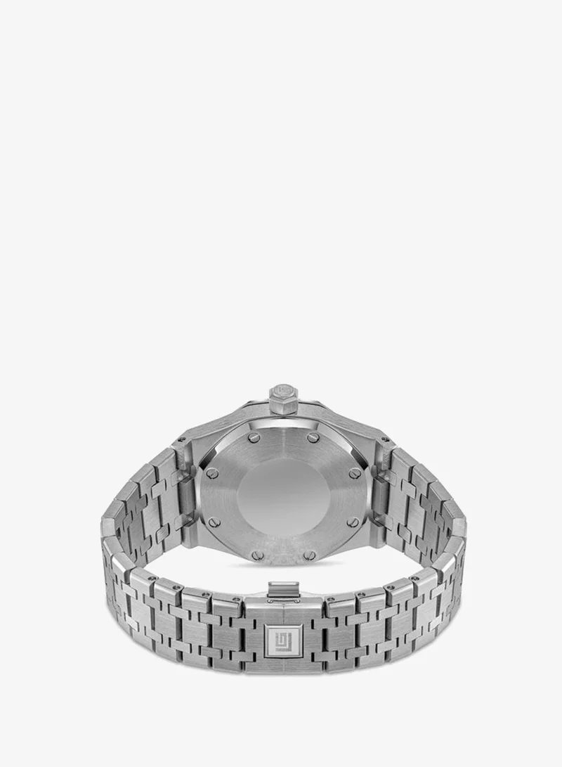 Guy Laroche Grey Sam Grey Dial Silver Metal Bracelet Analog Watch for Men 42mm for Men | Best Price UAE