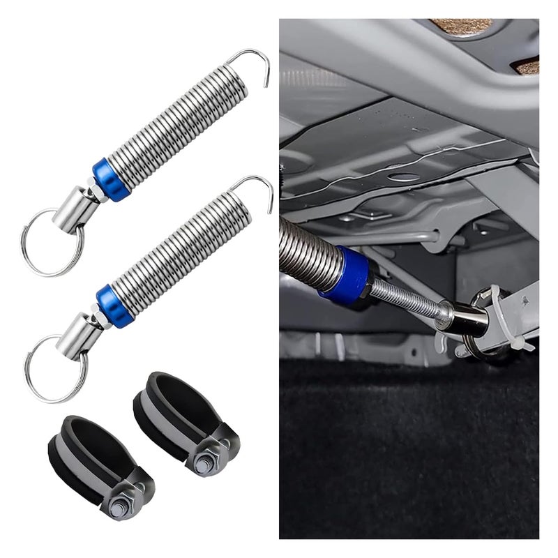 2PCS Car Trunk Lid Spring Adjustable Metal Automatic Trunk Spring Lifting Device Tool Stainless Steel Lifter Replacement Accessory Open Tool for RemoteControlled Auto Lid