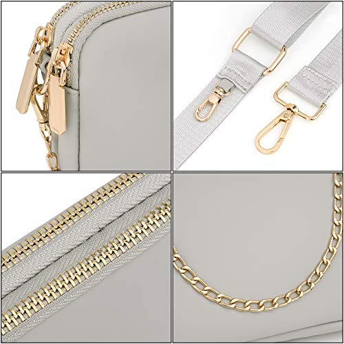 UTO Small Crossbody Bags for Women 3 in 1 Trendy Belt Purse Fashion Designer Mini Cute Sling Fanny Chest Pack - Image 4