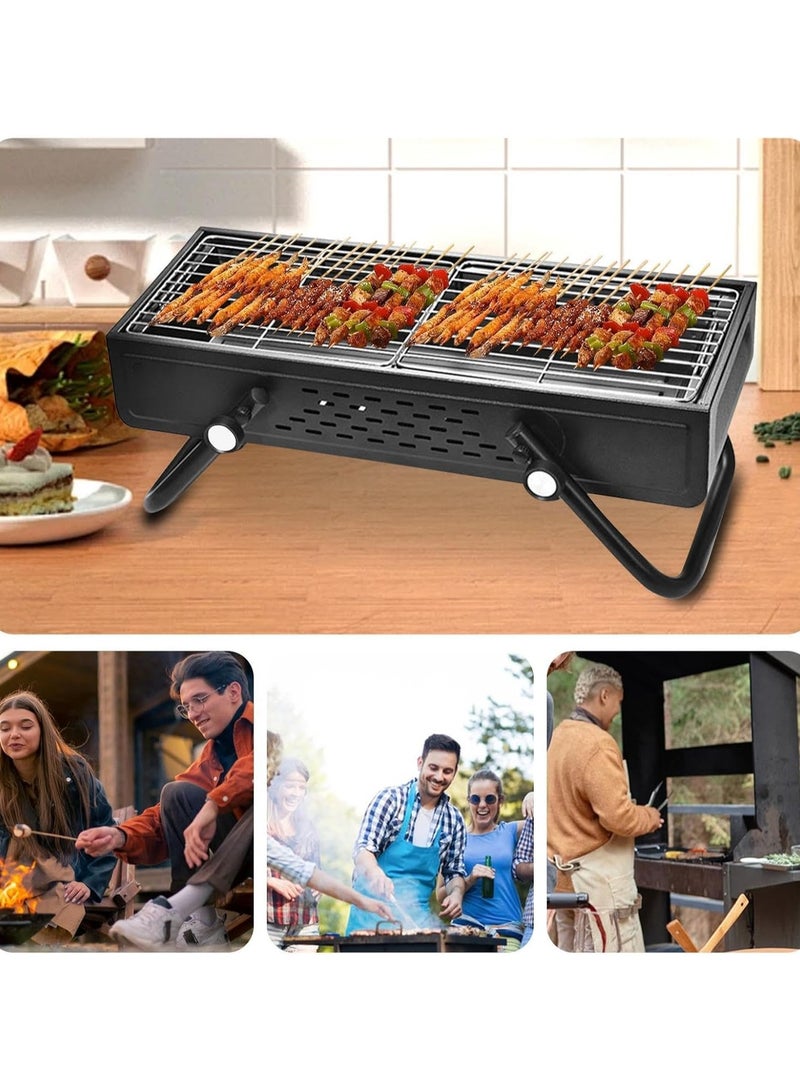 DubaiGallery Barbecue Grill Outdoor Home Rotis series Creative charcoal grill Portable folding carbon grill - Image 1