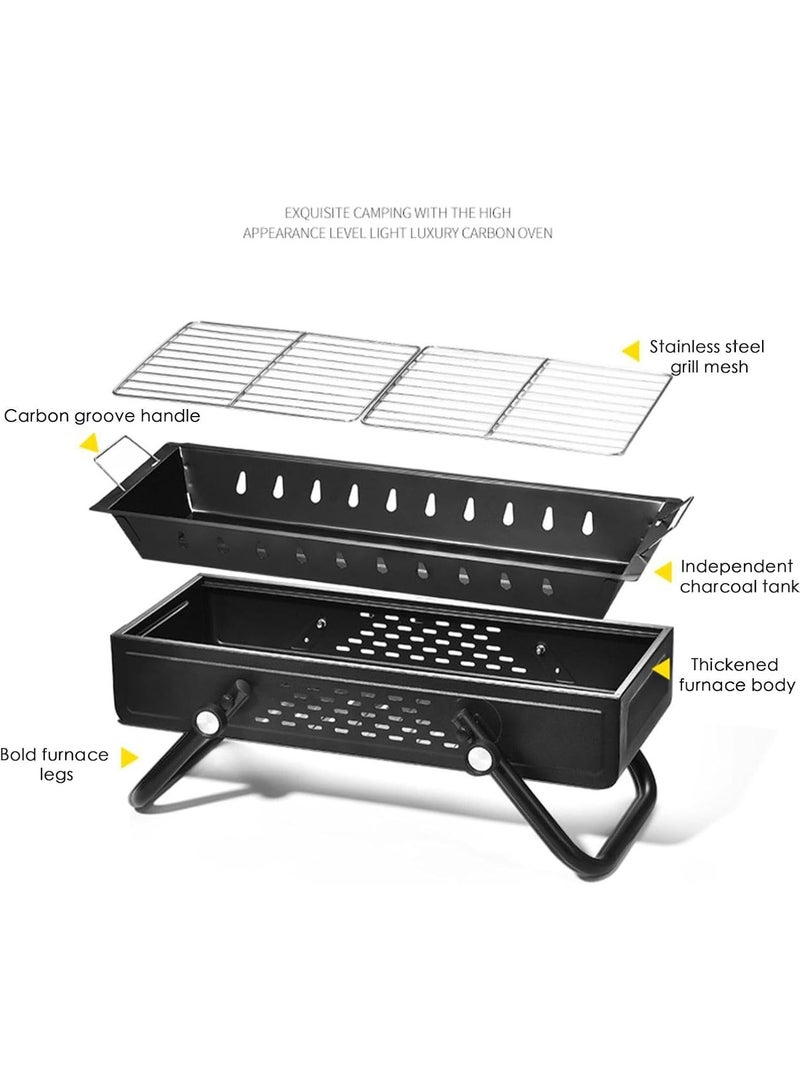 DubaiGallery Barbecue Grill Outdoor Home Rotis series Creative charcoal grill Portable folding carbon grill - Image 4