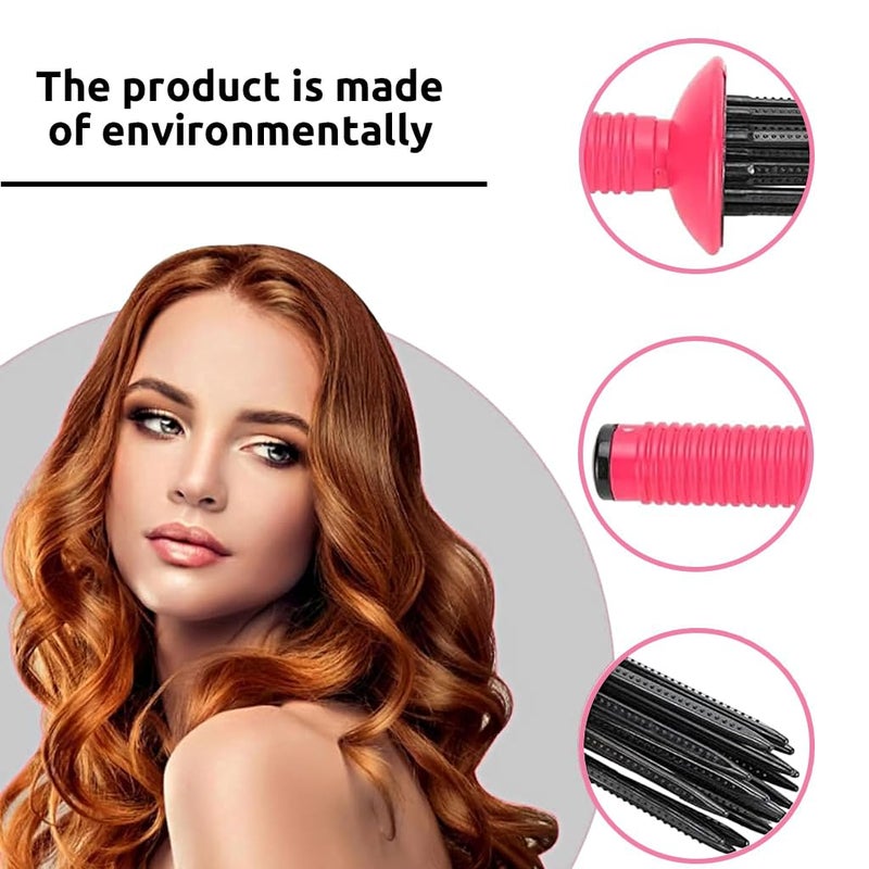 M'AYCREATE ® Curly Hair Styler Tool for Hair Dryer, Hair Rollers for Curling, Air Volume Curl Roll Comb, Curl Rolling Comb, Styling Tool 3 PCS - Image 2