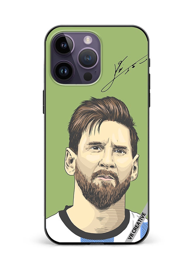 VR CREATIVE Protective Case Cover For Apple iPhone 15 Pro Max Lionel Messi, An Argentine Design Multicolour - Image 1