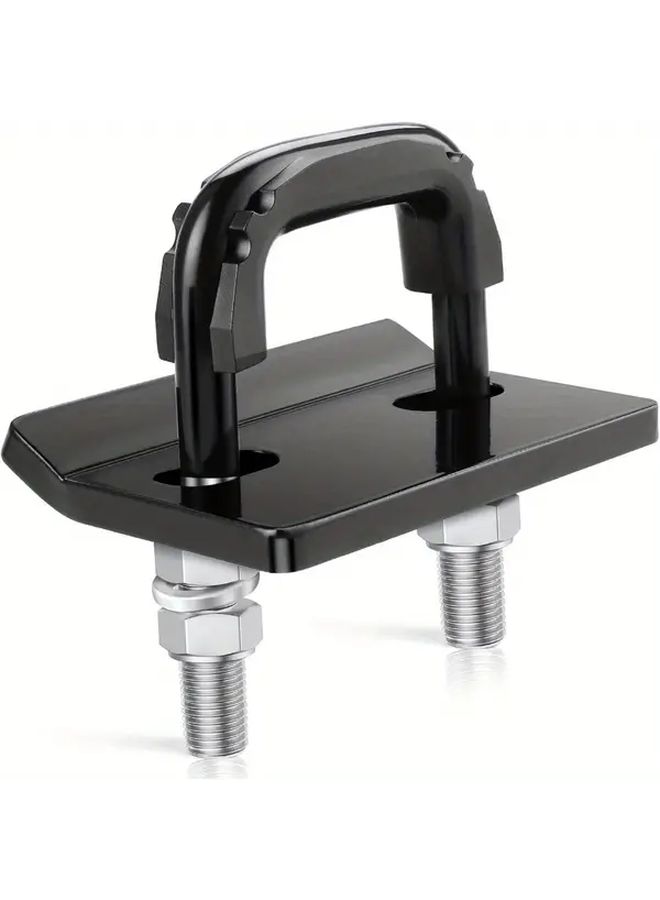 Black Heavy Duty Hitch Tightener Clamp Anti Rattle Stabilizer 1 25 And 2 Inch - Image 1