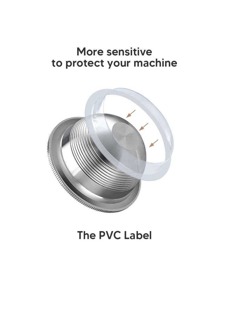 SYOSI كبسولات قهوة قابلة للتعبئة من الفولاذ المقاوم للصدأ مرشحات قهوة قابلة لإعادة الاستخدام كوب كبسولة قهوة فلتر كبسولة متوافقة مع آلات نسبريسو فيرتو بلس 80 مل - Image 5