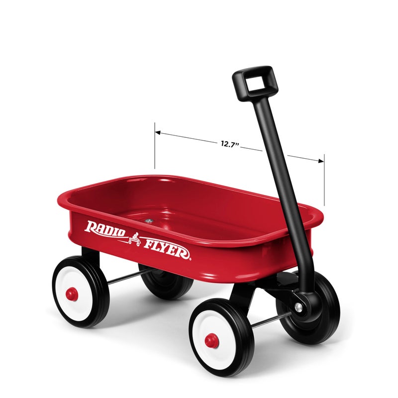 Radio Flyer Miniature Kids Wagon 12.5â€, Toy Wagon with Wheels, Rolling Cart for Toddlers & Kids, Indoor & Outdoor Play or Baby Shower Decoration, Ages 1.5+ - Image 1