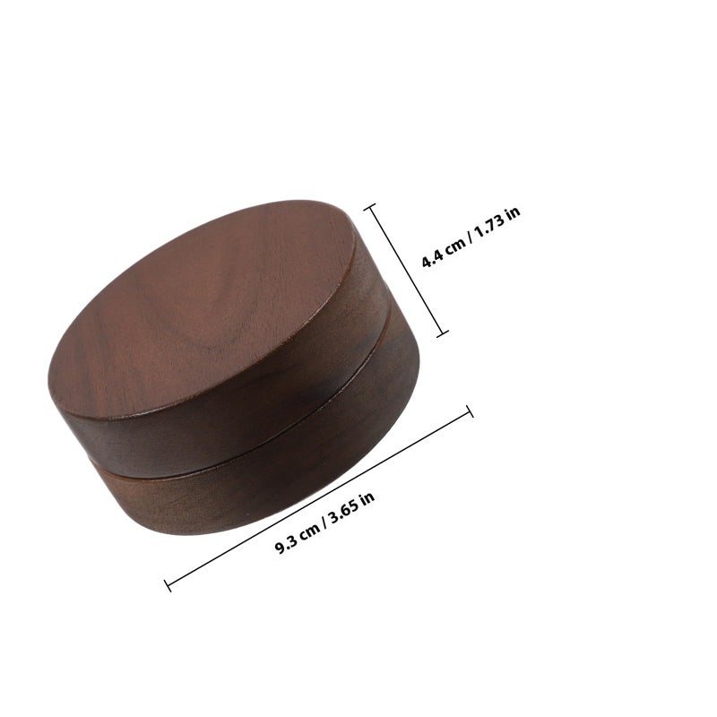 Stainless Steel Reusable Round Ashtray Cigarette Butt Holder Black For Home Office Indoor - Image 3