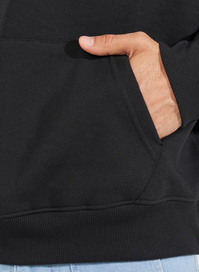 Styli Oversized Fleece Kangaroo Pocket Heavyweight Hoodie - Image 3