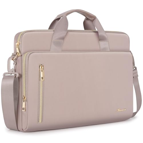 KIZUNA Laptop Bag 15.6 Inch Computer Shoulder Case Sleeve Briefcase For MacBook Air 15 M2/MacBook Pro 16 M3-M1/16 Lenovo Legion Slim 5i Gen 8/Legion Pro 5/Gaming 3i/Slim 3i/IdeaPad 3i/HP,Khaki - Image 1