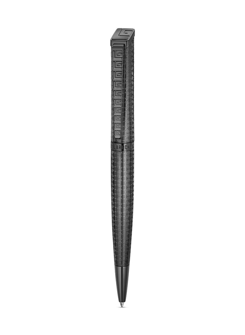 Guy Laroche Andrea 2 Black Patterned Ballpoint Pen for Men - Image 3