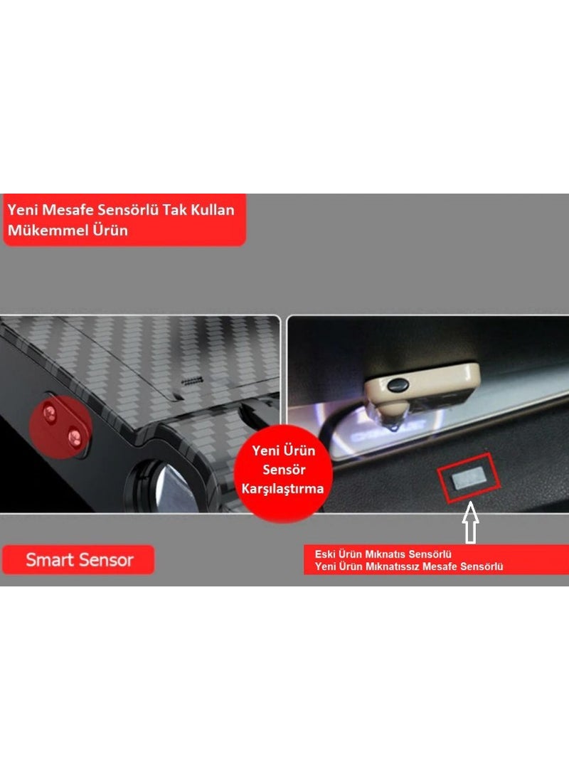 Femex Tofaş Compatible Adhesive Battery Operated Door Bottom Logo with Distance and Darkness Sensor  - Image 2