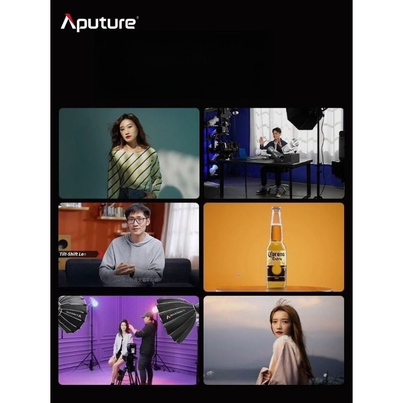 Aputure Quick Dome 40cm Softbox with Grid for Storm 80c, Quick-Setup Deep Parabolic Diffuser - Image 5