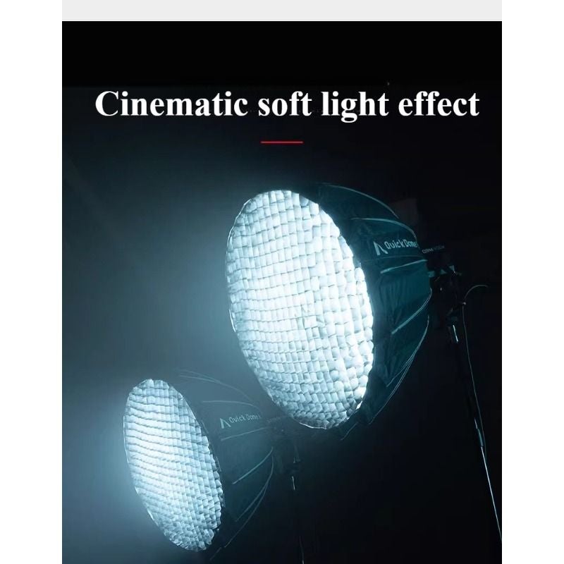 Aputure Quick Dome 40cm Softbox with Grid for Storm 80c, Quick-Setup Deep Parabolic Diffuser - Image 4