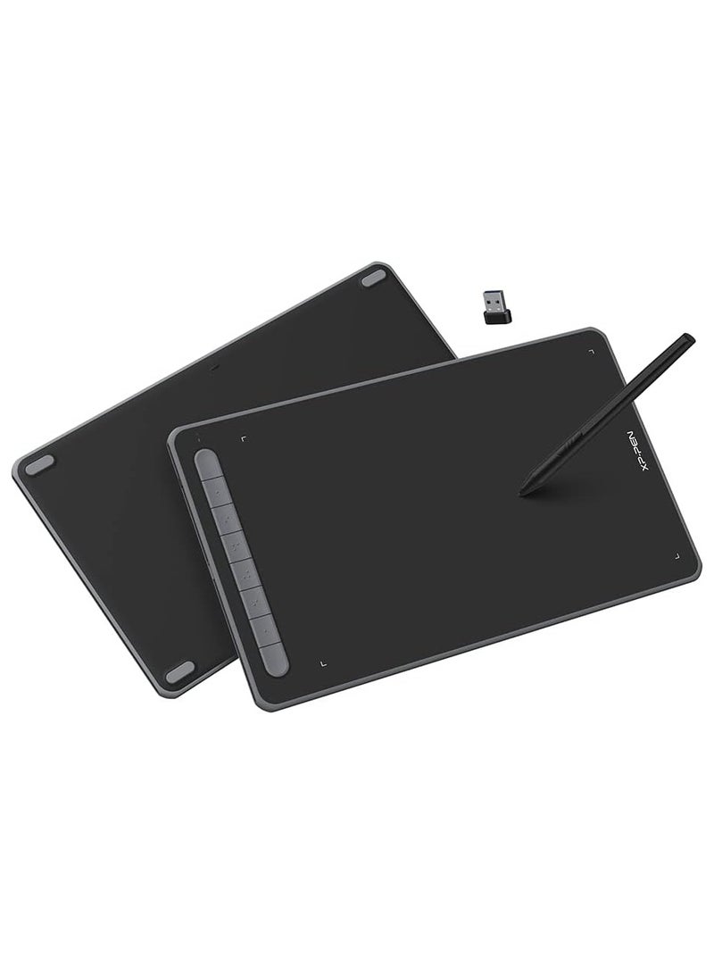 XP-PEN Deco LW Graphics Drawing Tablet 10x6 Inch Working Area Digital Pen Bluetooth Wireless Tablet with X3 Smart Chip Pen Tilt Function 8 Shortcut Keys  - Image 1