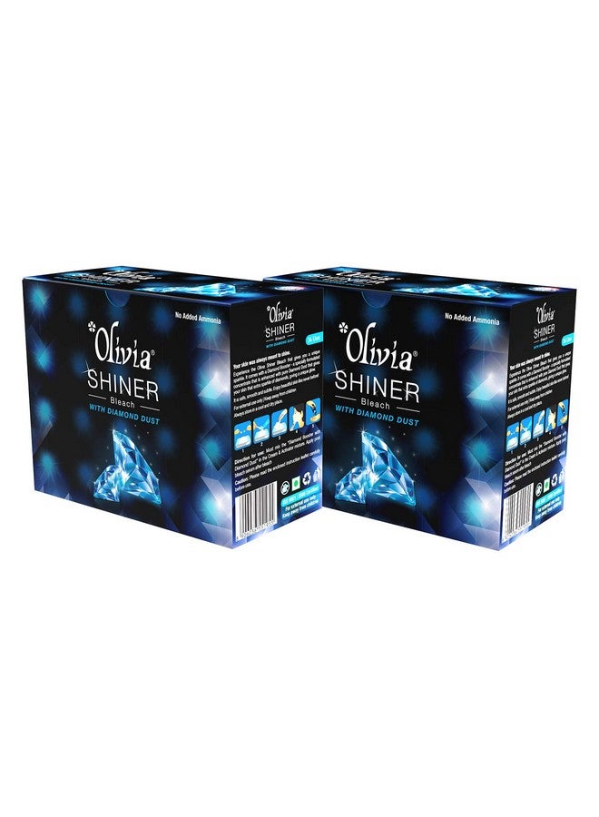 Olivia Skin Lightening Shiner Bleach 362G With Diamond Dust - Pack Of 2, 362 G (Pack Of 2) - Image 1