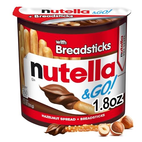 Nutella  Go Hazelnut Spread with Breadsticks OntheGo Snack Cups Snack Packs 18 oz - Image 1