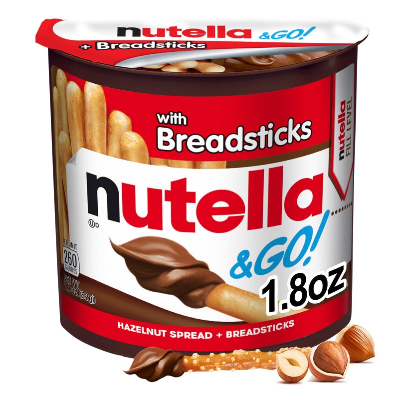 Nutella  Go Hazelnut Spread with Breadsticks OntheGo Snack Cups Snack Packs 18 oz - Image 3