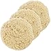 TCP Global TCP Global Pack of 3-8" 100% Wool Hook & Loop Grip Buffing Pad for Compound Cutting & Polishing  - Image 2