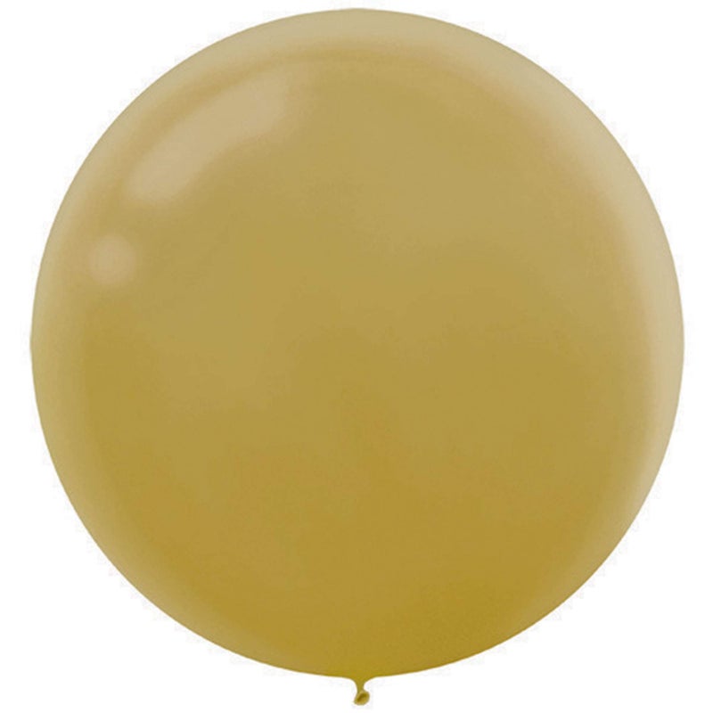 Amscan Gold Pearlized Latex Balloons - 24" (Pack Of 4) - Stunning & Long-Lasting For Parties, Events, & Celebrations - Image 3