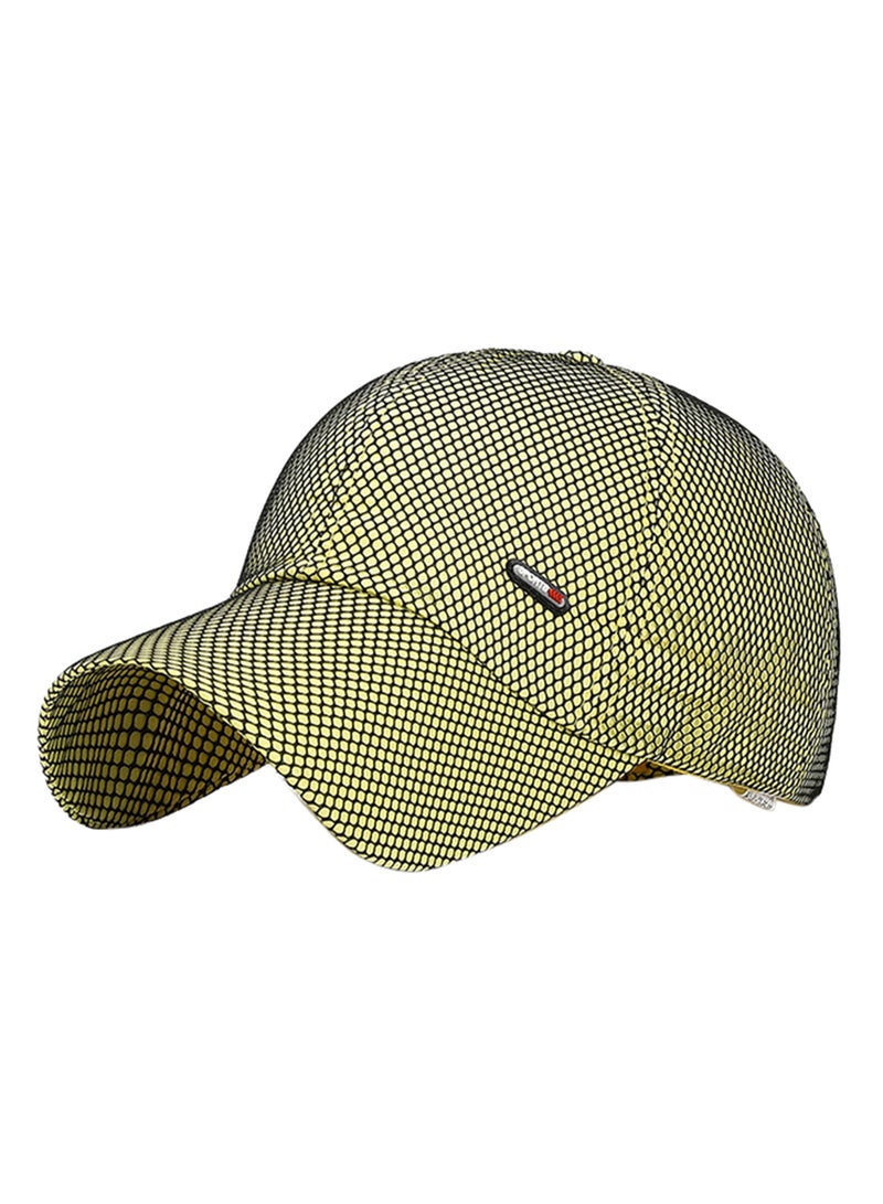 Baseball Snapback Cap Yellow/Black