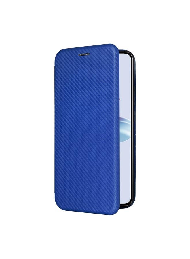 اس-توب جراب هاتف OPPO Reno11 F 5G مصنوع من ألياف الكربون وجلد قابل للطي - Image 2