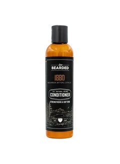 Live Bearded Beard Conditioner For Men - 1880 Scent Facial Hair Conditioner, 8Oz - All-Natural Beard Softener With Biotin, Coconut Oil, & Argan Oil - Strengthens & Softens, Made In Usa  - Image 1