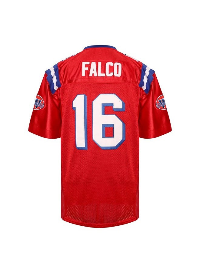 villa Shane Falco Jersey #16 The Replacements Movie Football Jersey Men Red (16 Red, Large) - Image 3