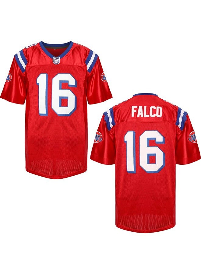 villa Shane Falco Jersey #16 The Replacements Movie Football Jersey Men Red (16 Red, Large) - Image 1