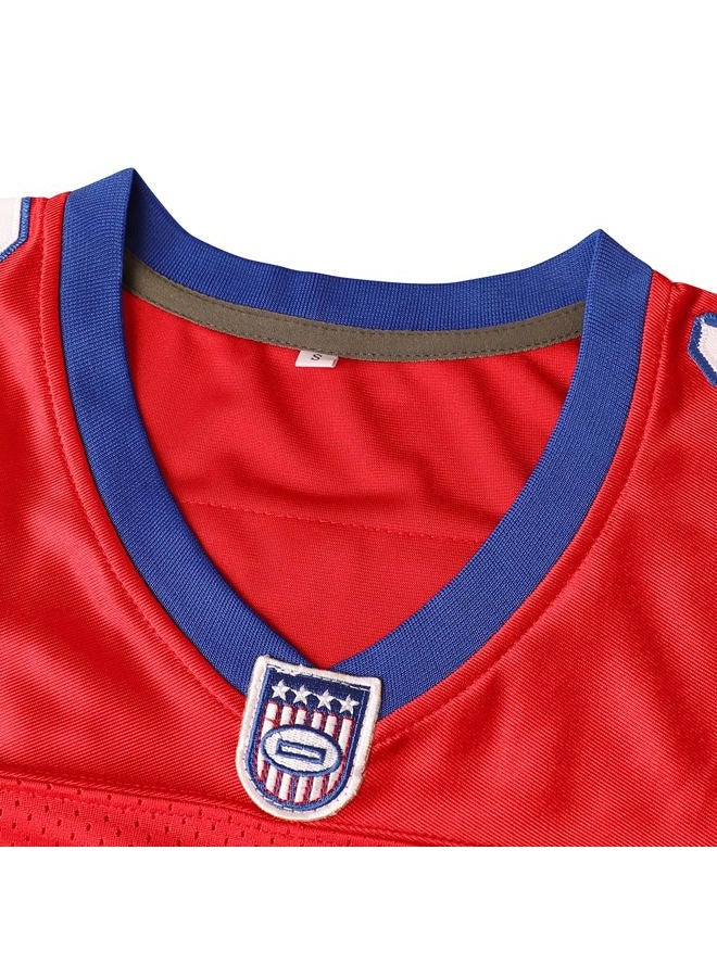 villa Shane Falco Jersey #16 The Replacements Movie Football Jersey Men Red (16 Red, Large) - Image 5