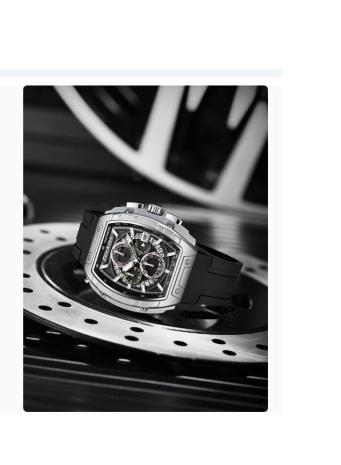 Dickies ساعة رياضية للطلاب للرجال متعددة الوظائف بألوان متباينة - Image 2