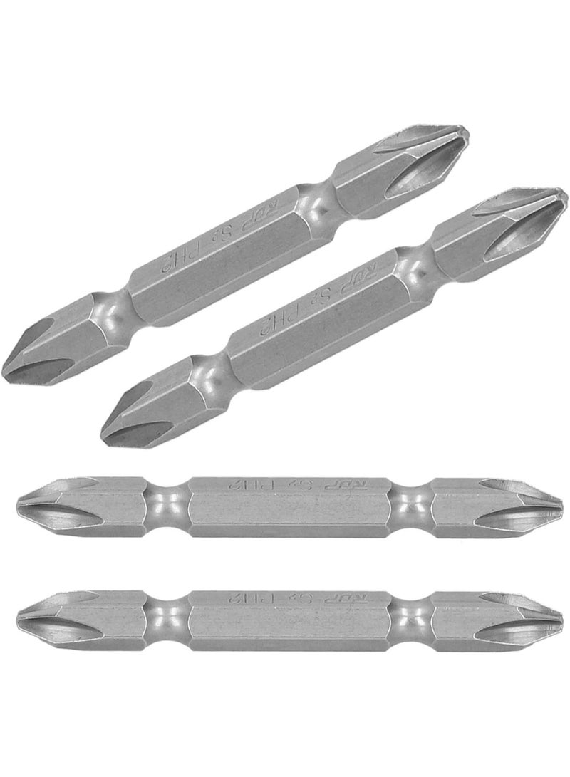GGOOT Dual Head Screwdriver Bit  Screwdriver Bit Set, 10Pcs Magnetic Dual-Head Cross Electric Hand Tool, S1/4 Hardware 65mm  - Image 2