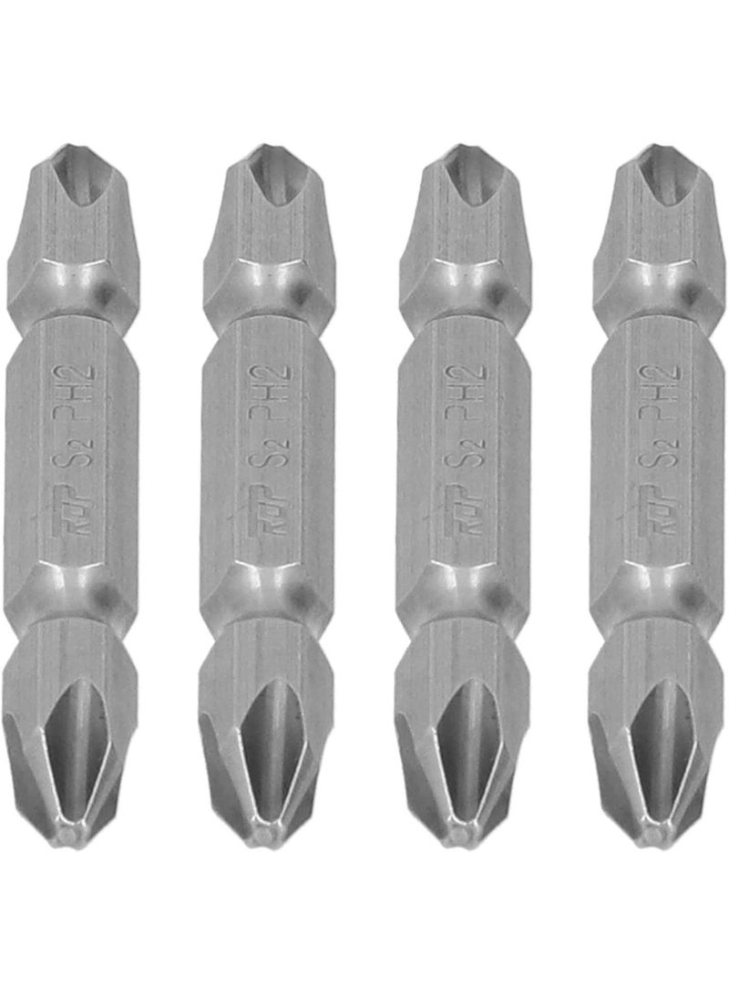 GGOOT Dual Head Screwdriver Bit  Screwdriver Bit Set, 10Pcs Magnetic Dual-Head Cross Electric Hand Tool, S1/4 Hardware 65mm  - Image 1