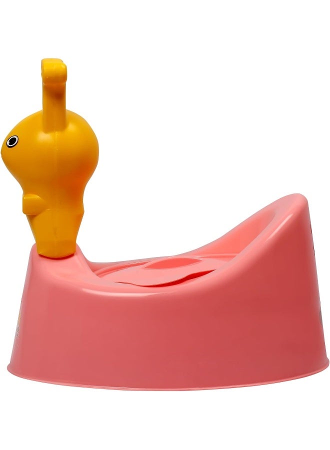 ESQUBE Esqube Baby World Potty Seat with Adorable Rabbit Toy, Pink  - Image 2