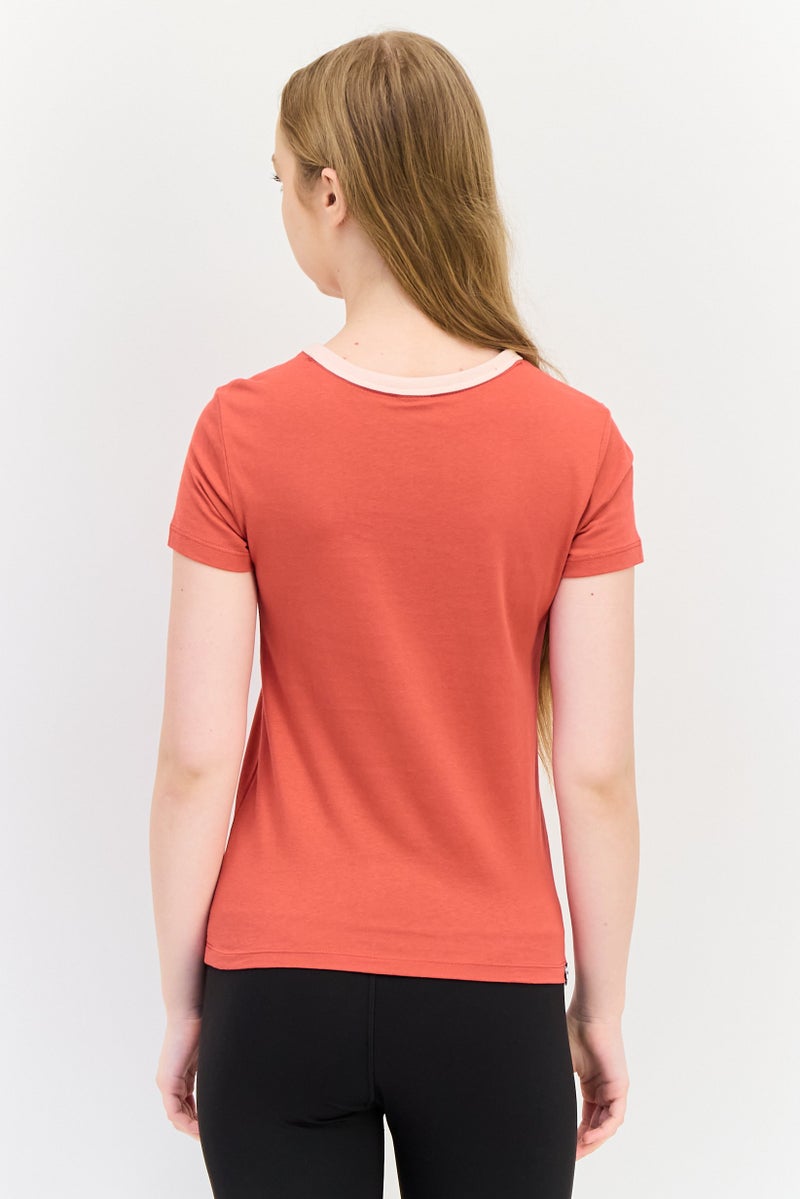 PUMA Women Sportswear Fit Short Sleeve Outdoor T-Shirt, Red - Image 4