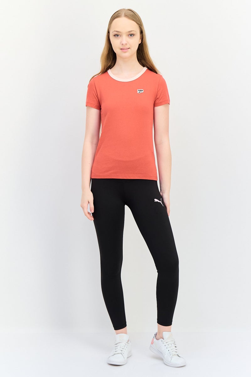 PUMA Women Sportswear Fit Short Sleeve Outdoor T-Shirt, Red - Image 2